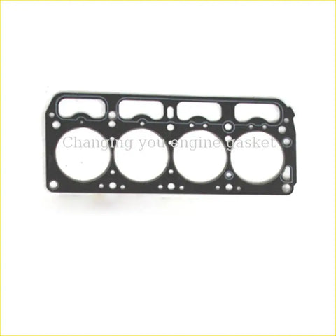 Black engine head gasket with four circular openings and smaller holes for toyota corolla starlet liteace 4k cylinders