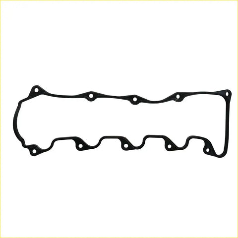 Black rubber rocker cover gasket with wavy outline and mounting holes for toyota land cruiser hiace dyna engines