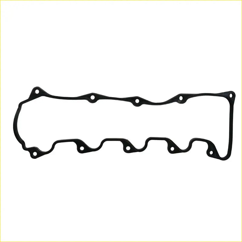 Black rubber rocker cover gasket with wavy outline and mounting holes for toyota land cruiser hiace dyna engines