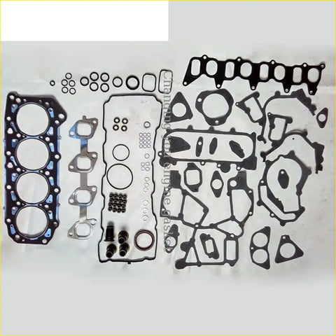 Black rubber engine gasket set with metal seals for gasket pro zd30 zd30ddti nissan cabstar patrol gr 3.0l full set