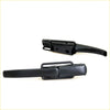 Black plastic gate lock handle with sleek modern design and integrated latch for toyota hilux lh 1972-1979