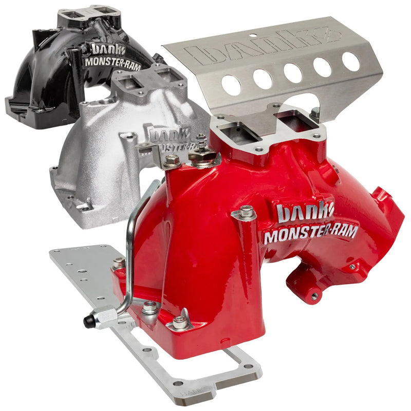 Banks Power 2007.5-2012 Ram 6.7L Monster-Ram Intake System Gen-2 w/Fuel Line - Red w/Heater System