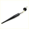 Gear box lever for toyota hilux mk7 ute 2005-2015 black plastic and metal with yellow accent near pivot point