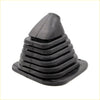 Black rubber gear shift boot with conical tiered design for toyota hilux rzn168 rzn173 double cab gear lever cover