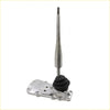 Silver metallic gear shift lever with black rubber boot on metal plate for mitsubishi triton l200 4d56 1989-1995