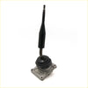 Black rubber-coated gear shift lever with metallic base and threaded shaft for mitsubishi triton l200 gear shift housing
