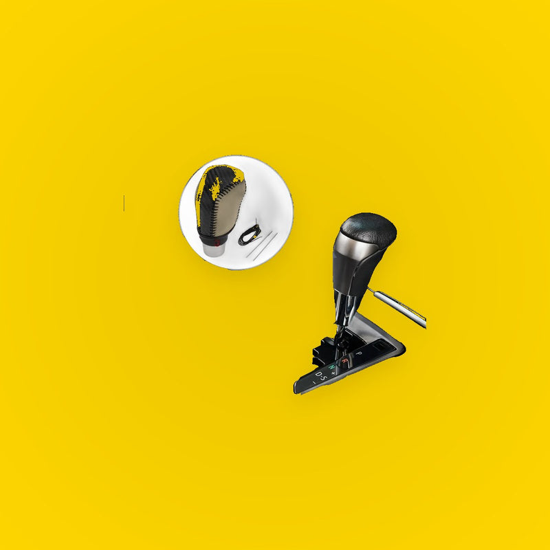 Gear Shift Knob Cover for Toyota Avalon (2019-2022) Black Carbon Fiber