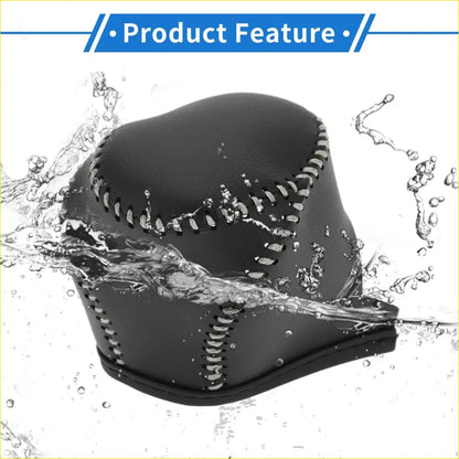 Gear Shift Knob Cover for Toyota CH-R 2017-2021 Black Beige Faux - Interior Accessories