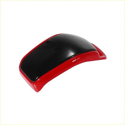 Red and black glossy plastic ergonomic wrist rest for gear shift knob cover sticker toyota rav4 highlander 2019-2021