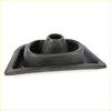 Black plastic gear shift lever boot trim insert with textured surface and cylindrical opening for ram 2500 2011–2021
