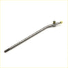 Silver metal gear shift lever with yellow rubber knob and threaded end for nissan datsun caravan urvan e23 homy van sd23