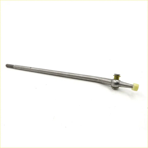 Silver metal gear shift lever with yellow plastic tip and green cap for nissan datsun caravan urvan e23 homy van sd23
