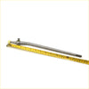 Silver metal gear shift lever for Nissan Datsun Caravan Urvan E23 Homy Van with threaded end and yellow plastic cap