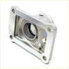Silver metallic gear shift lever housing with rectangular flange and blue internal seal ring for toyota hilux sr5