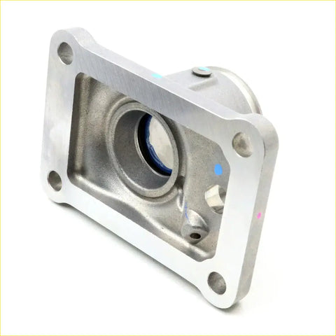 Silver metallic gear shift lever housing with rectangular flange and blue internal seal ring for toyota hilux sr5