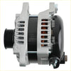 Silver and black automotive alternator with visible copper windings for ford truck f-150 v8 5.0l 2011-2014
