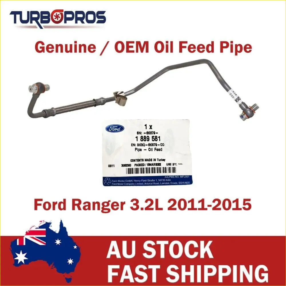 Genuine Turbo Charger Oil Feed Pipe for Ford Ranger 3.2L 2011-2015 - & Performance