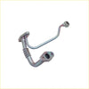 Silver metallic turbo charger oil feed and return pipe with flexible corrugated hose for toyota hilux 1kd-ftv 3.0L
