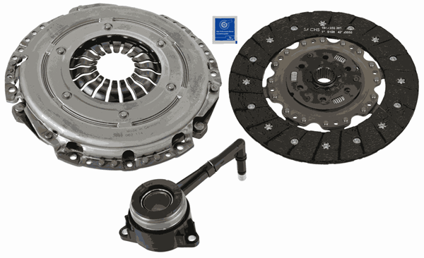 Sachs Clutch Kit Xtend w/ Concentric Slave Cylinder 3000