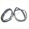 Black rubber weatherstripping seals in clear plastic for glass run channel seal set nissan d21 king cab 1986-1998