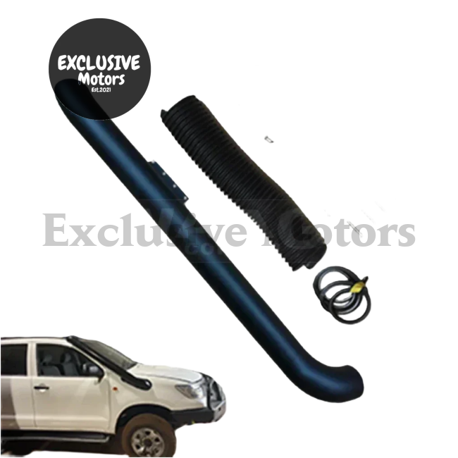 Toyota Hilux 2011-2015 Gloss Black Stainless Steel Snorkel Kit