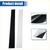 Glossy black and white adhesive vinyl strips for toyota sienna car door window pillar post covers detailing