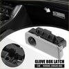 Gray plastic glove box latch handle with black internal mechanism for toyota 4runner 2003-2009 model oe 55506-35020-b0 back side