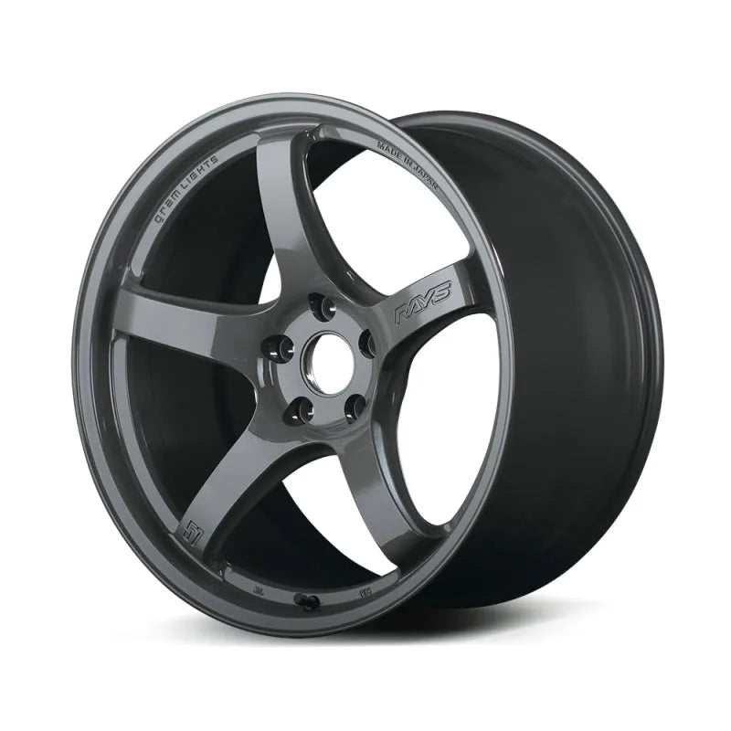 Gram Lights 57CR 18x9.5 +38 5x114.3 Glossy Gray Wheel