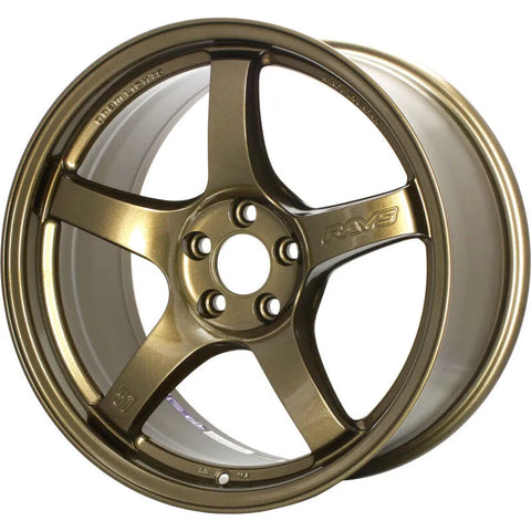 Gram Lights 57CR 18x9.5 +38 5x114.3 Almite Gold Wheel - Min Order Qty Of 20