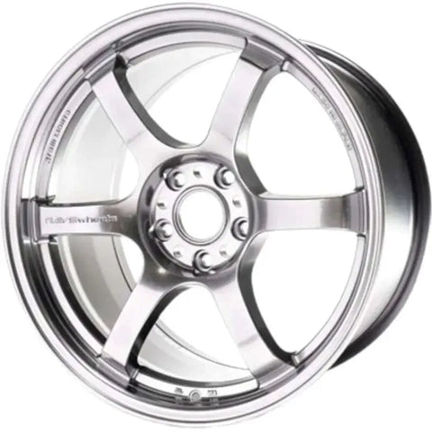 Gram Lights 57DR 17x9.0 +38 5x114.3 Grace Silver Wheel (image 2)
