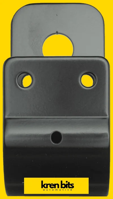 Gme 45Mm Wrap Around Bull Bar Bracket- Black Radio Accessories