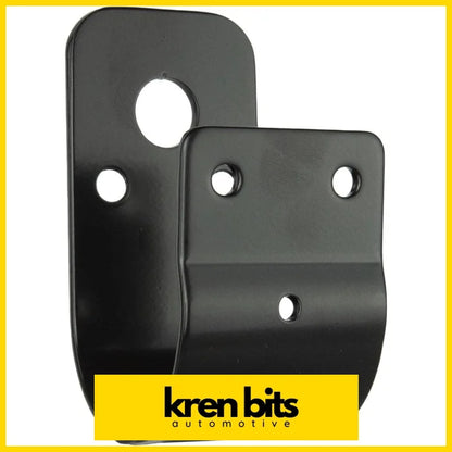 Gme 50Mm Wrap Around Bull Bar Bracket- Black Radio Accessories