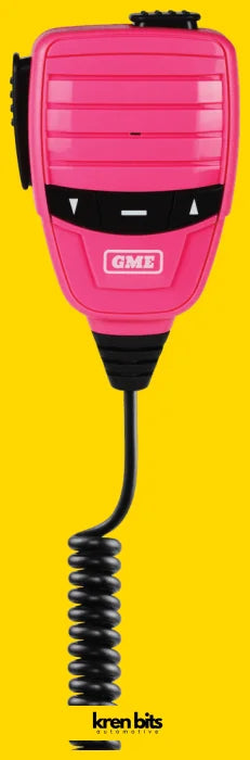 Gme Heavy Duty Microphone - Mcgrath Foundation Pink To Suit Tx3510 / Tx3520 Tx4500 Radio Accessories