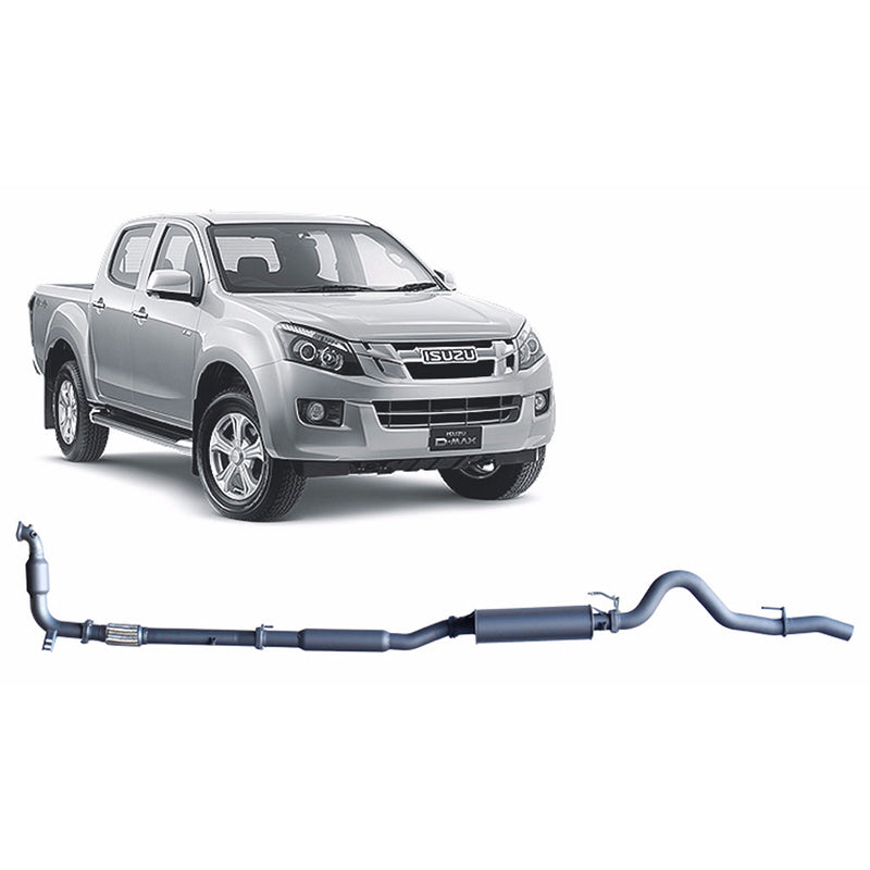 Redback Extreme Duty Exhaust 3in Turbo Back (With Cat &