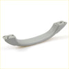Gray plastic grab handle for mitsubishi triton strada 2012-2016 with curved design and mounting brackets