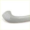 Gray plastic a-pillar grab handle for toyota hilux sr5 2004-2013 with smooth curved design and integrated button