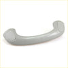 Gray plastic a-pillar grab handle for toyota hilux sr5 2004-2013 with smooth curved design and two grip pads