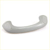 Gray plastic a-pillar grab handle for toyota hilux sr5 mk6 2004-2016 with smooth curved design and two grip pads