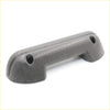 Gray textured plastic armrest grab handle with two holes for mazda bravo b2000 b2200 b2600 courier ranger