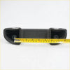 Gray armrest handle for mazda courier ranger bravo b2000 b2200 b2600 made of black textured plastic with curved ends and cutouts