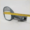 Gray plastic fender side-view mirror with reflective glass and mounting bracket for Mazda Cosmo 121 AP RX-5