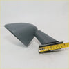 Gray plastic fender mirror with a sleek curved design and mounting bracket for toyota hilux models rn20 to ln85