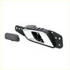 Gray front door handle with black and chrome lever for mazda bt50 pro up ur xtr 2011-2020 with sleek design