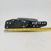 Back side of a black plastic car door handle latch assembly with metal mechanism for gray front door handle chrome lever mazda bt50 pro