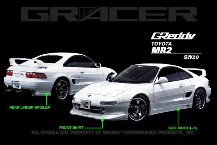 GReddy Side Skirts - 2 Pcs (MR2 91-95) — fits Toyota Mr2
