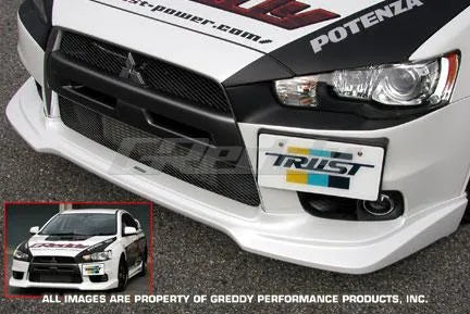 GReddy Urethane Front Lip Spoiler (EVO X 08-12) — fits Mitsubishi Evo