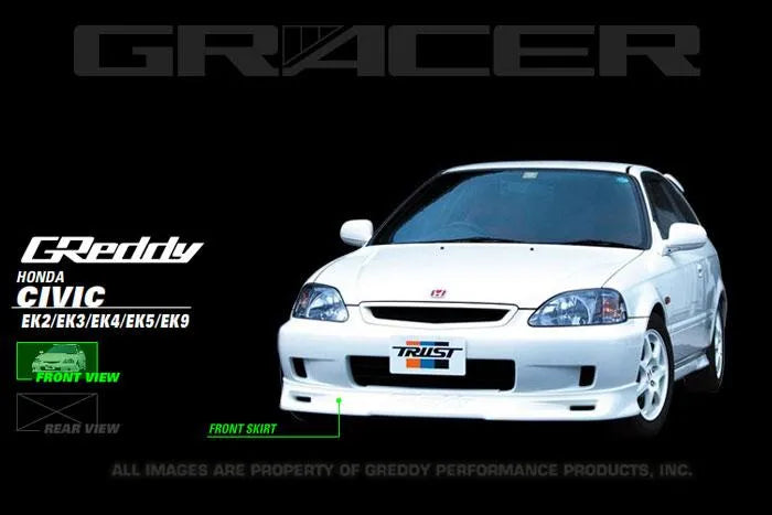 GReddy Front Lip Spoiler (Civic 99-00) — fits Honda Civic