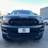 Black ford ranger px2 grille 2016-2018 with bold matte finish front grille for pickup trucks
