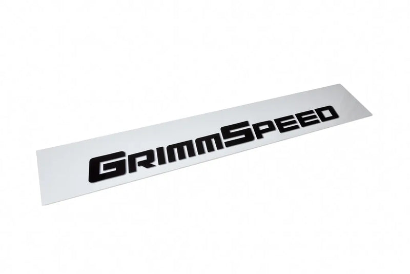 Grimmspeed Windshield Banner 43in. White (WRX/STI 2002+/Legacy 05-09)