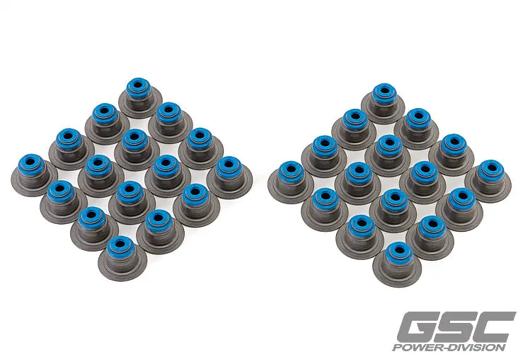GSC Power Division GSC P-D Ford Mustang 5.0L Gen 3 Coyote Valve Stem Seal w/Integrated Spring Seat - Set of 32 — fi...